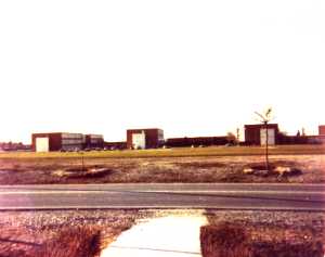 Dorm and Barracks Complex - ZHS Dorm on left